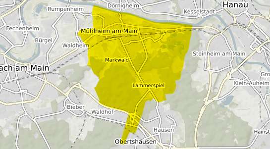 Immobilienpreisekarte Mühlheim am Main
